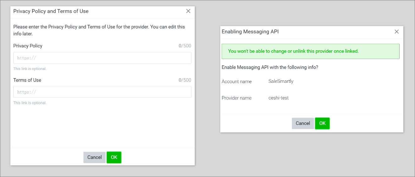 Line Bot Settings